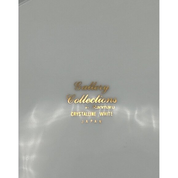 Ranmaru Gallery Octagonal White Gold Crystalline  2 Sets of 3 Pieces Japan - Picture 8 of 11